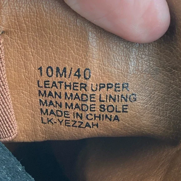 Lucky Brand Yezzah Black Suede Wedge Ankle Bootie Boots Women’s Size 10M. - Picture 12 of 12